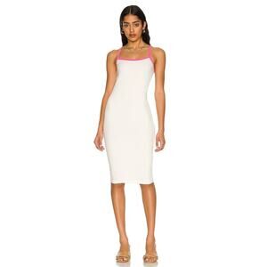 Frankies Bikinis Quinn Terry Dress Bodycon Strawberry Shortcake Y2K Size S